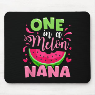 One in Melon Nana Summer Birthday Party Family m Mousepad