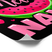 One in Melon Nana Summer Birthday Party Family m Poster (Ecke)