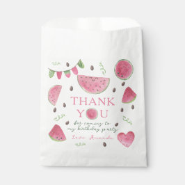 One in the Melon Watermelon Girl Birthday Vielen D Geschenktütchen