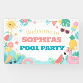 One in the Sun 1. Geburtstag Poolparty-Banner Banner
