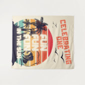 One in the Sun, Beach Boys Birthday Tapestry Wandteppich (Vorderseite (Horizontal))