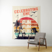 One in the Sun, Beach Boys Birthday Tapestry Wandteppich (Beispiel)
