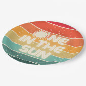 One in the Sun, Birthday Party Plate Pappteller (Schrägansicht)