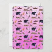 One isn’t fur-ever 1st Birthday Invitation Einladung (Rückseite)