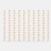 One Jolly Goose December First Birthday Geschenkpapier Set (Vorderseite 3)