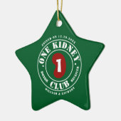 One Kidney Club Donor Receiver Names Date Keramik Ornament (Links)