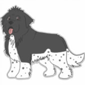 One Landseer 3 Newfundland Aufkleber (Vorderseite)