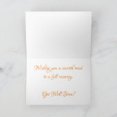 "One Lane Underpass" Get Well Card Karte (Innenseite)