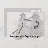 one last kiss postcard postkarte (Vorne/Hinten)