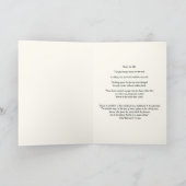 "One Last Shift, Done in Peace" Sympathy Karte (Innenseite)