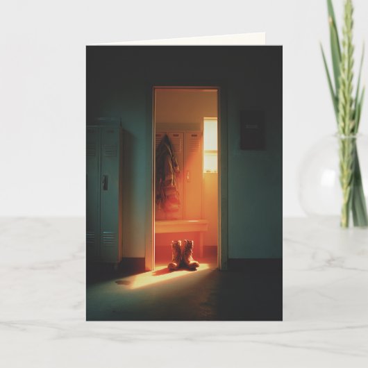 "One Last Shift, Done in Peace" Sympathy Karte (Vorderseite)