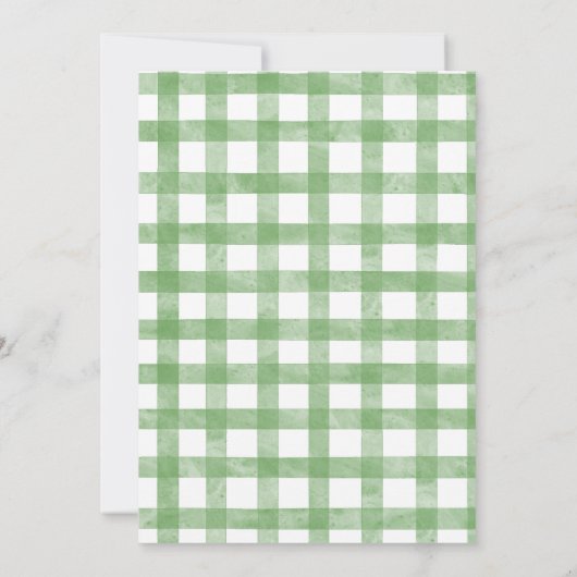 One Lemon 1. Geburtstag Einladung (Rückseite)