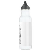 One Less Plastic Save The Planet Eco Modern Design Edelstahlflasche (Rechts)