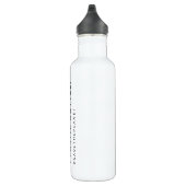 One Less Plastic | Save The Planet Eco Modern Edelstahlflasche (Rechts)