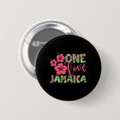 One Liebe Jamaica 2025 Caribbean Vacation Theme Fa Button (Vorne & Hinten)