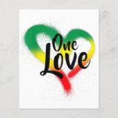 One Liebe One Heart Reggae Vibes (Rückseite)