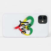 One Liebe One Heart Reggae Vibes Case-Mate iPhone Hülle (Rückseite (Horizontal))
