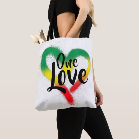 One Liebe One Heart Reggae Vibes Tasche (Von Nahem)