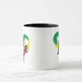 One Liebe One Heart Reggae Vibes Tasse (Zentrum)