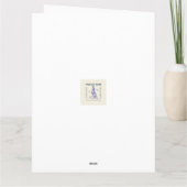 One Life Vest Funny Retro Gruß Karte (Rückseite)