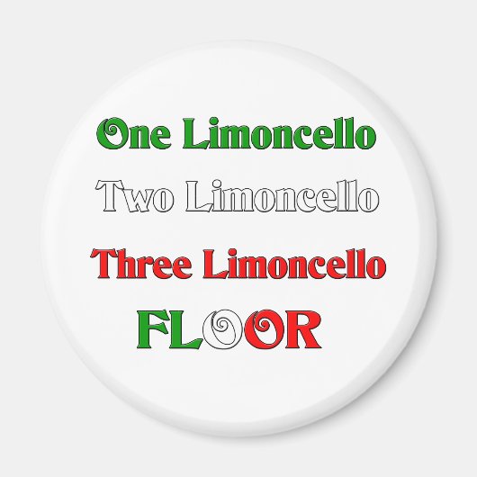 One Limoncello Magnet (Vorne)