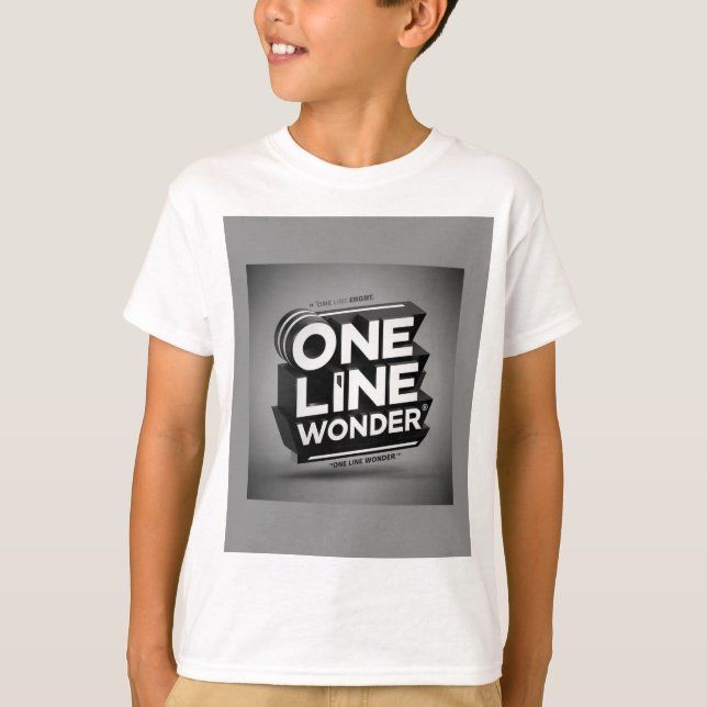 One Line Wonder T-Shirt (Vorderseite)