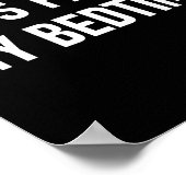 One-liners, Quotes, Humor Designs, Gag _ It's Past Poster (Ecke)