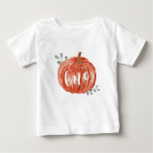 One Little Pumpkin 1. Geburtstag Baby T-shirt (Vorderseite)