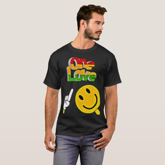 "One Love-2" T-Shirt (Vorne ganz)