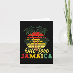 One Love Jamaika Sommer-Familienurlaub Jamaikanisc Karte