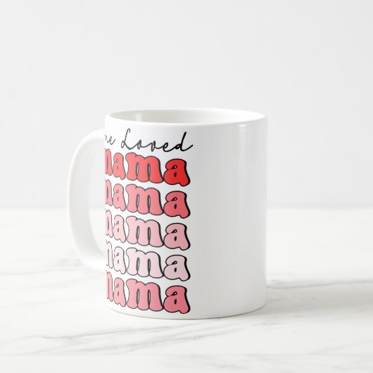 One Love Mama Kaffeetasse (Vorderseite Links)