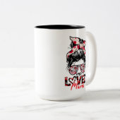 One Love Mama Zweifarbige Tasse (VorderseiteRechts)