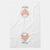 One Love Memaw Heart Geschirrtuch (Vertikal)