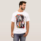 One Love Rasta Colors T-Shirt (Vorne ganz)