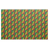 One Love Rasta Reggae Typographic Print Stoff (Fat Quarter (45,7 x 55,9 cm))