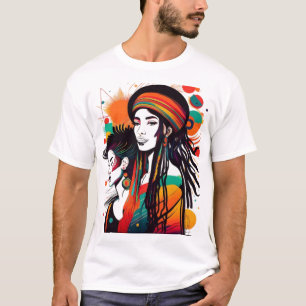 One Love Reggae Design T-Shirt