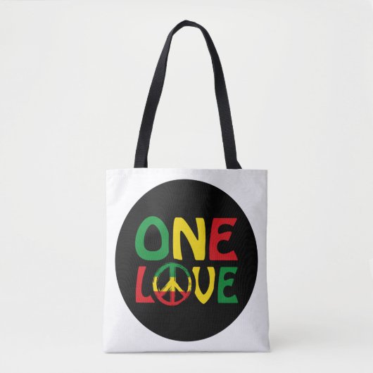 One Love, Reggae design Tasche (Vorderseite)