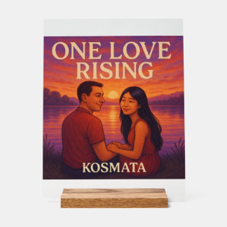 One Love Rising - Acrylic Sign Acrylschild