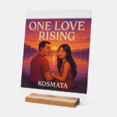 One Love Rising - Acrylic Sign Acrylschild (Winkel)
