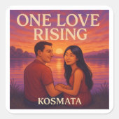 One Love Rising - Aufkleber (Vorderseite)