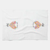 One Loved Gigi Heart Geschirrtuch (Horizontal)