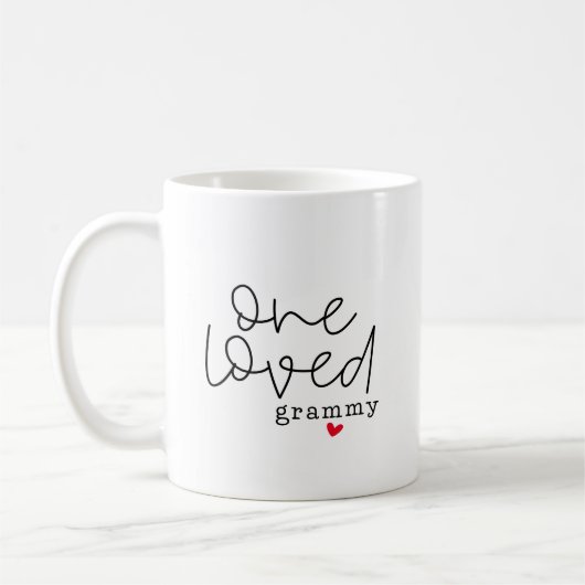 One Loved Grammy Kaffeetasse (Links)