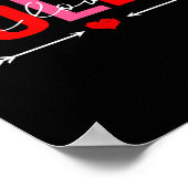 One Loved Lolly Valentines Day Family Matching Va Poster (Ecke)