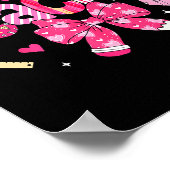 One Loved Teacher Coquette Bow Pencil Valentine Gi Poster (Ecke)