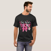 One Loved Teacher Coquette Bow Pencil Valentine Gi T-Shirt (Vorne ganz)