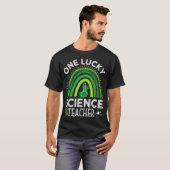 One Luckky Science Teacher St Patrick Day T-Shirt (Vorne ganz)