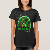 One Lucky 2nd Grade Teacher St Patrick's Day 2023 T-Shirt (Vorderseite)
