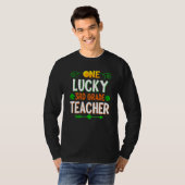 One Lucky 3rd Grade Teacher Leopard St Patricku201 T-Shirt (Vorne ganz)