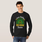 One Lucky 3rd Grade Teacher Shamrock St Patrick's  T-Shirt (Vorne ganz)