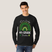 One Lucky 4th Grade Teacher St Patrick's Day  Wome T-Shirt (Vorne ganz)